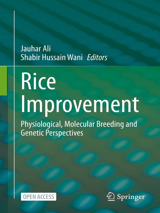 Title details for Rice Improvement by Jauhar Ali - Available